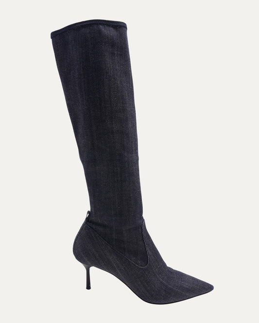 Denim Boots