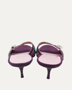 FW 2003 Purple "Koi" Lock and Key Heels