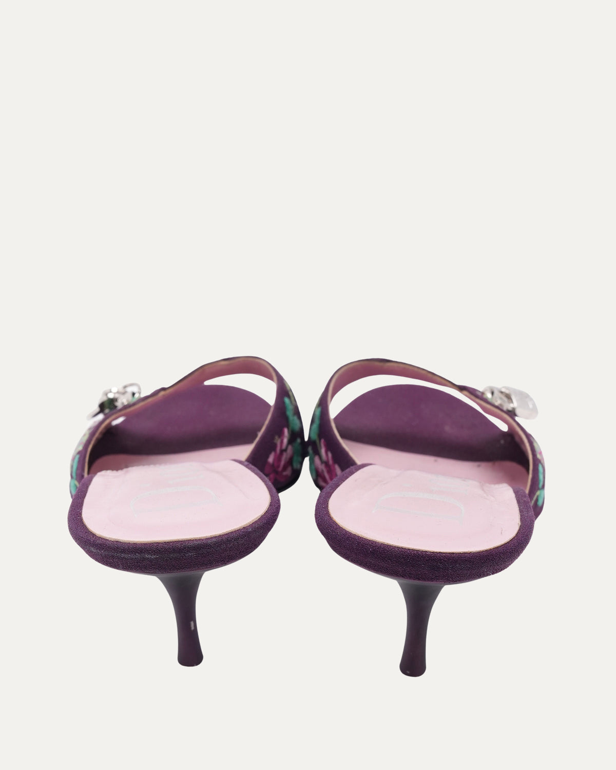 FW 2003 Purple "Koi" Lock and Key Heels