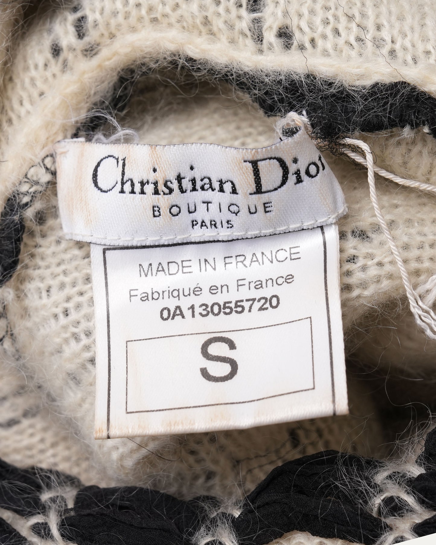 Galliano Era FW 2000 Ribbon Knit