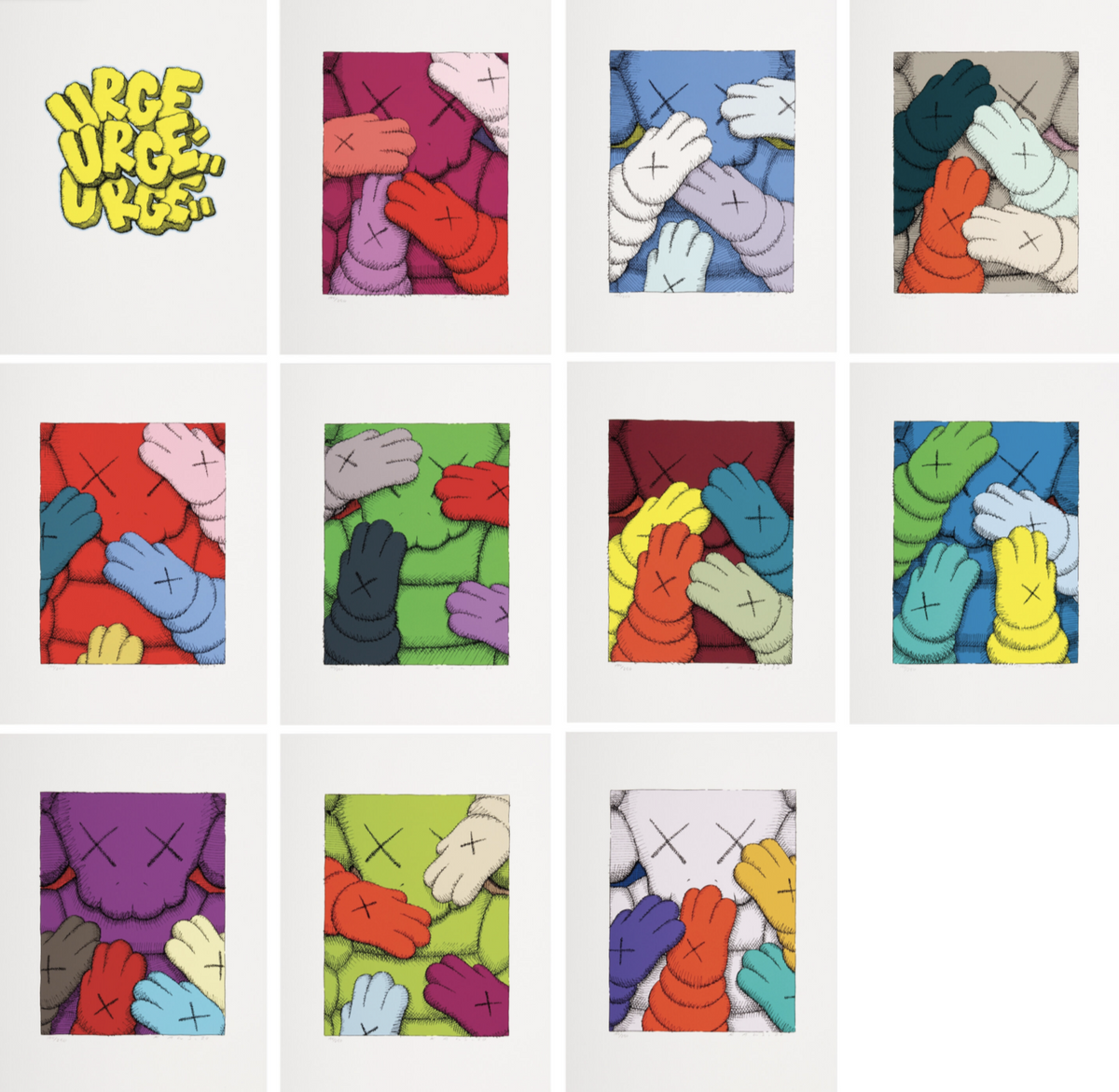 "URGE" 10 Print Set (2020)