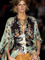 SS 2003 Chinoiserie Print Corset