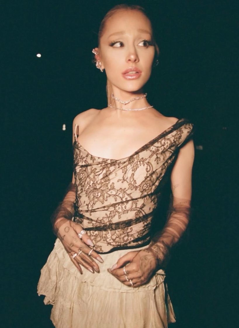 FW 1996 Lace One-Shoulder Corset
