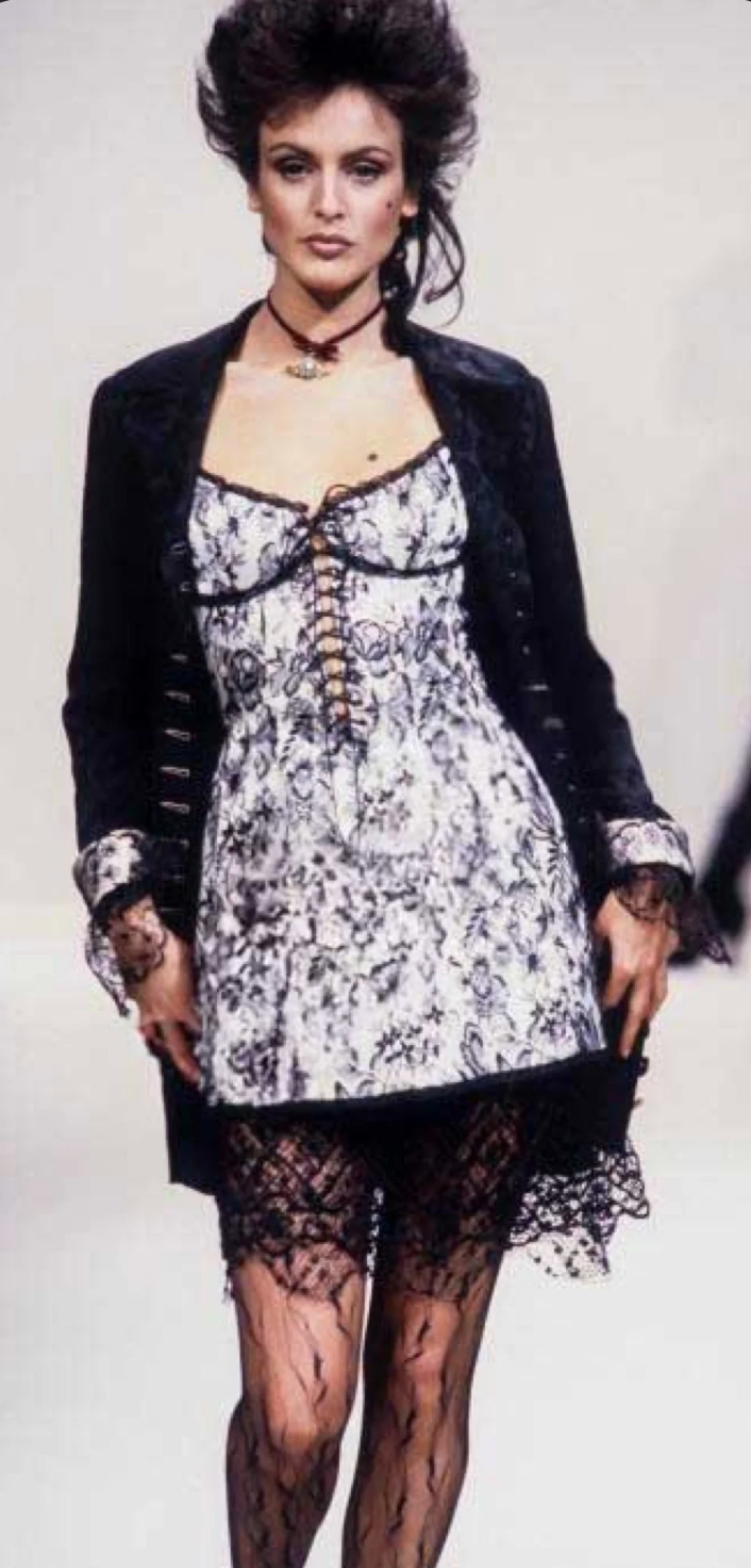 FW 1994 Lace Mini Dress