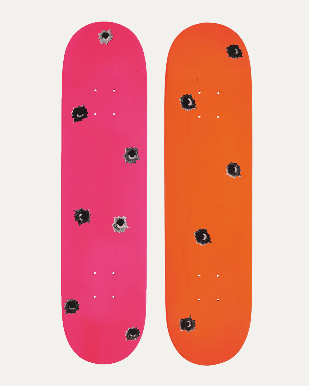 2007 Nate Lowman Skateboard Deck Set