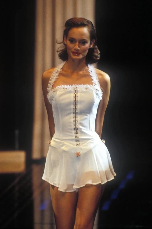 Versus 1995 Corseted Runway Dress