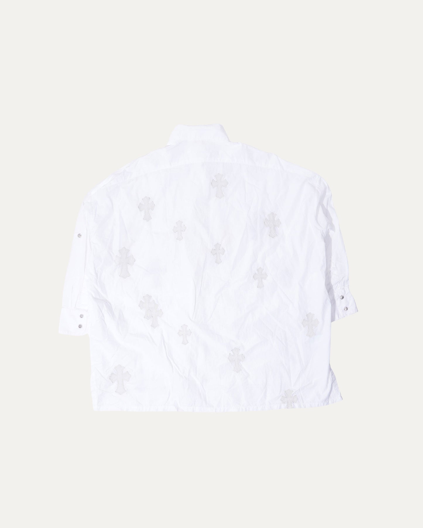 Oversized Cross Patch Shirt