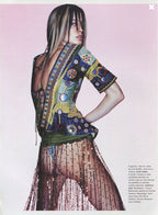 FW 2001 Tulle and Silk Layered Skirt