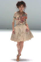 SS 2005 "It's Only A Game" Suede Lasercut Skirt