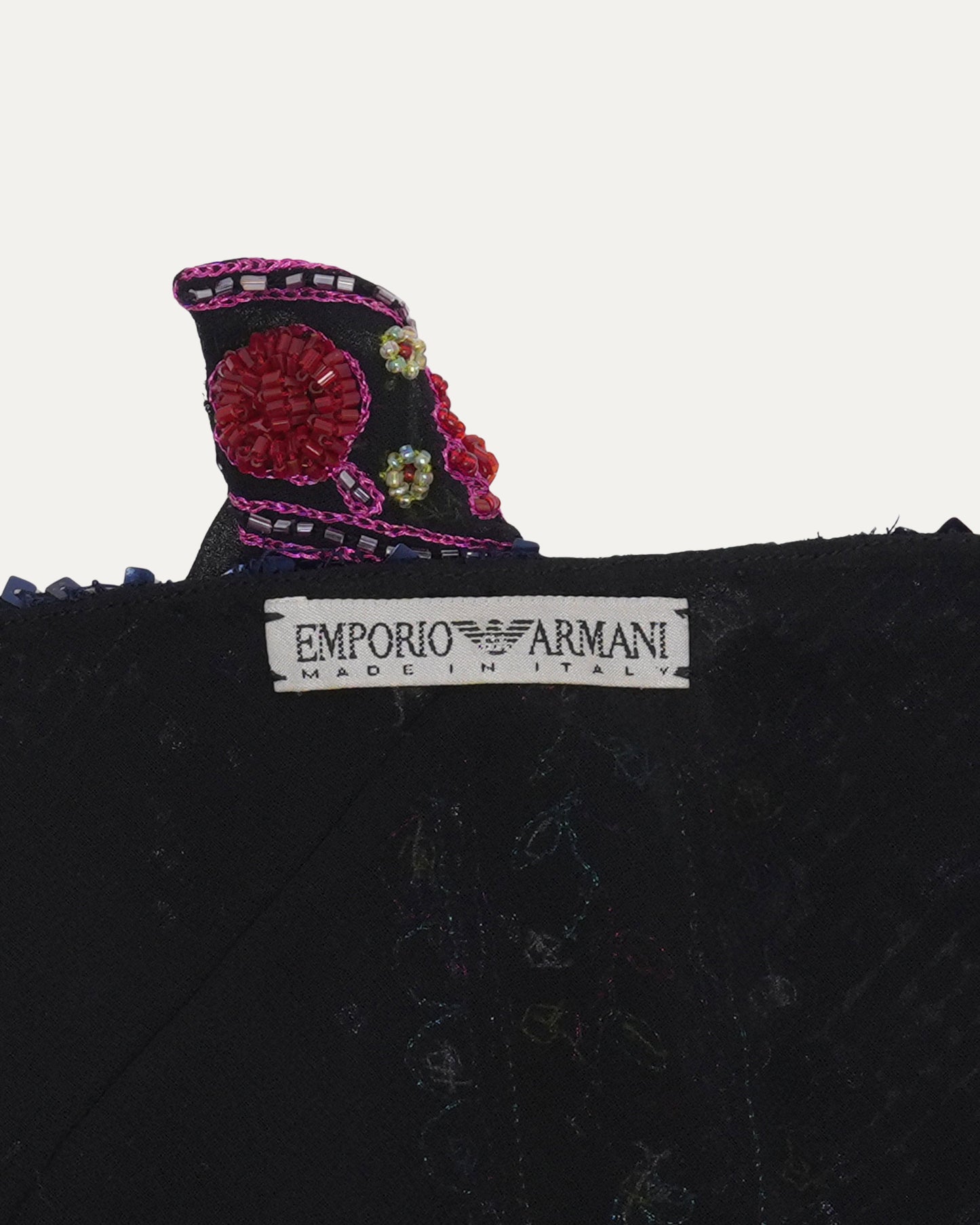 FW 2000 Sequined Asymmetrical Top