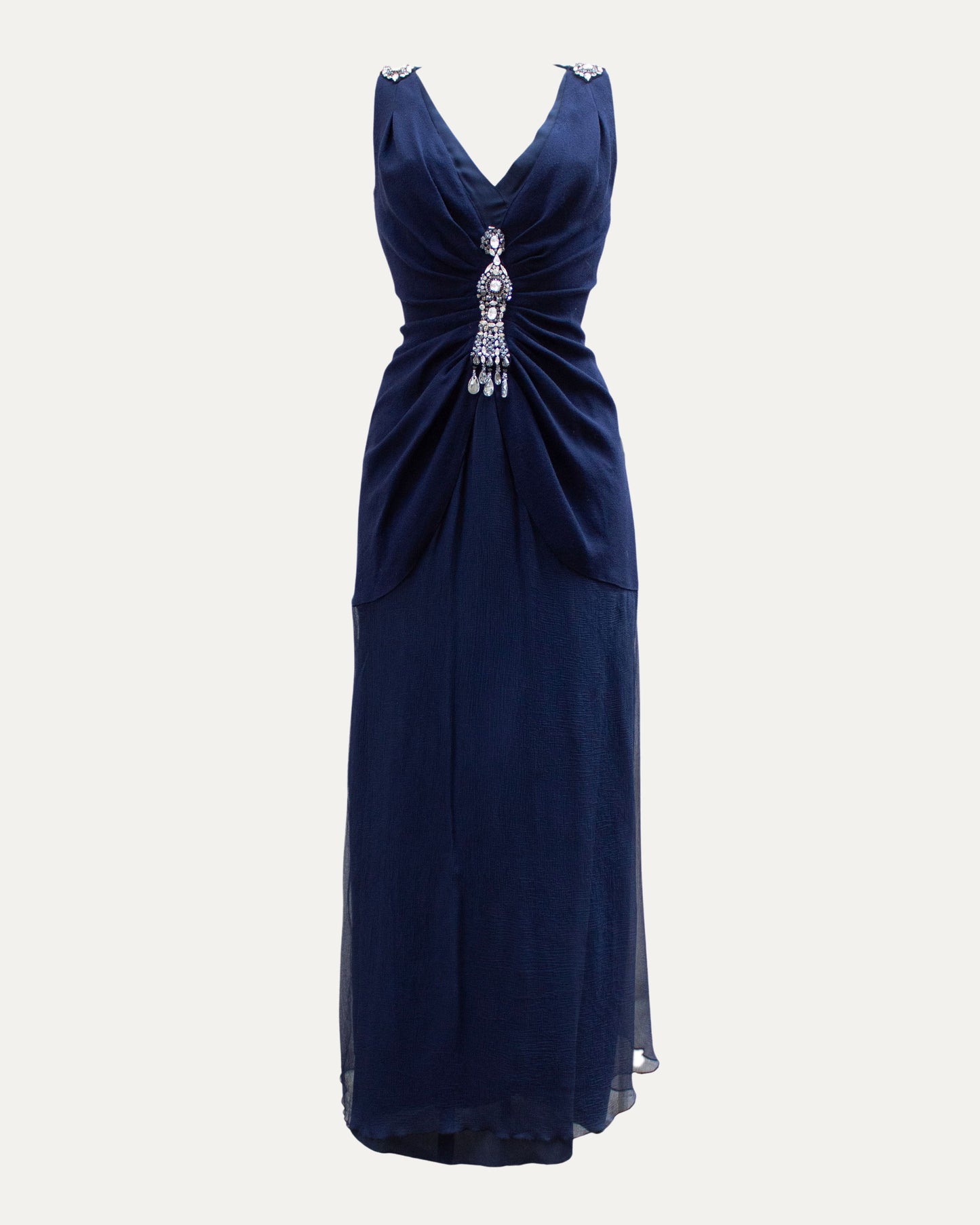 C. 2014 Embellished Wool Dress