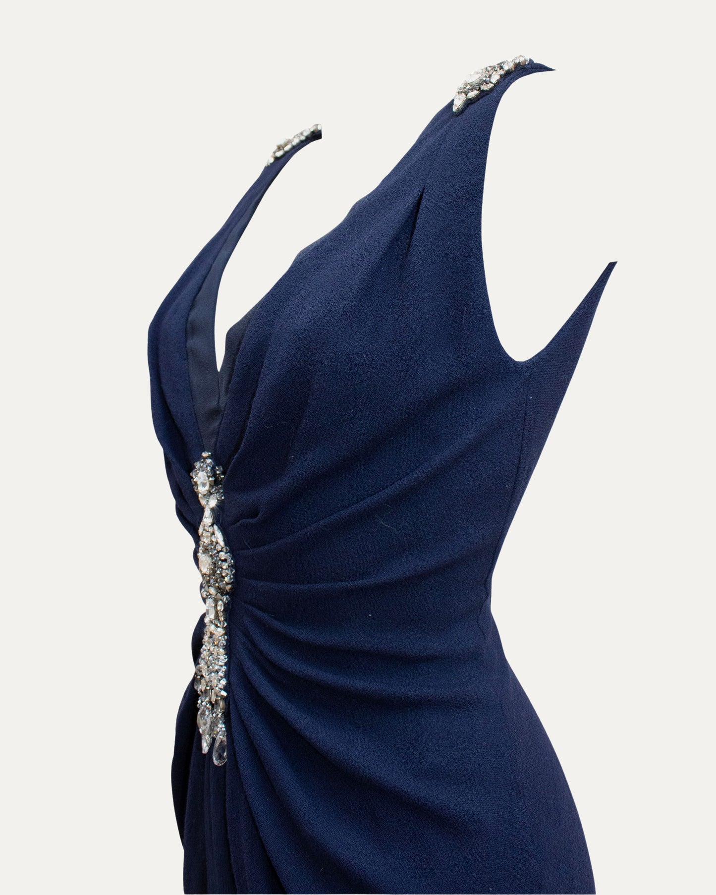 C. 2014 Embellished Wool Dress