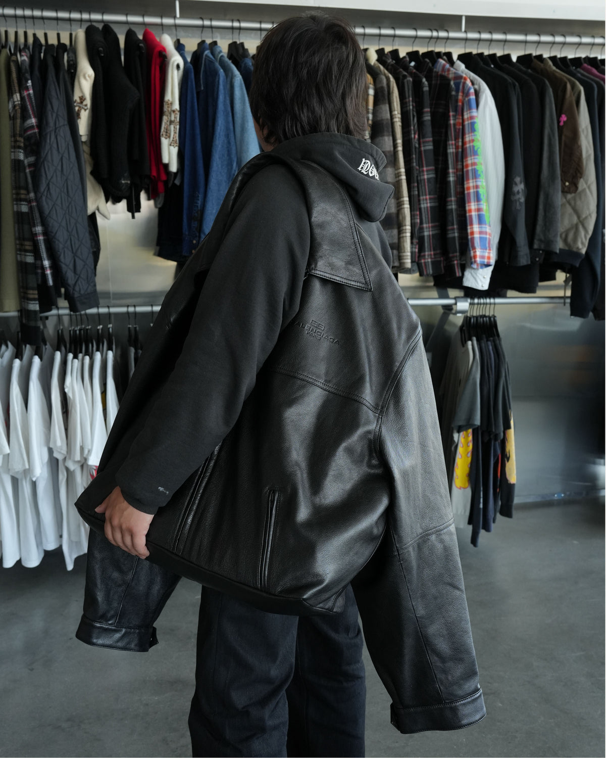 Garde Robe Leather Jacket Bag