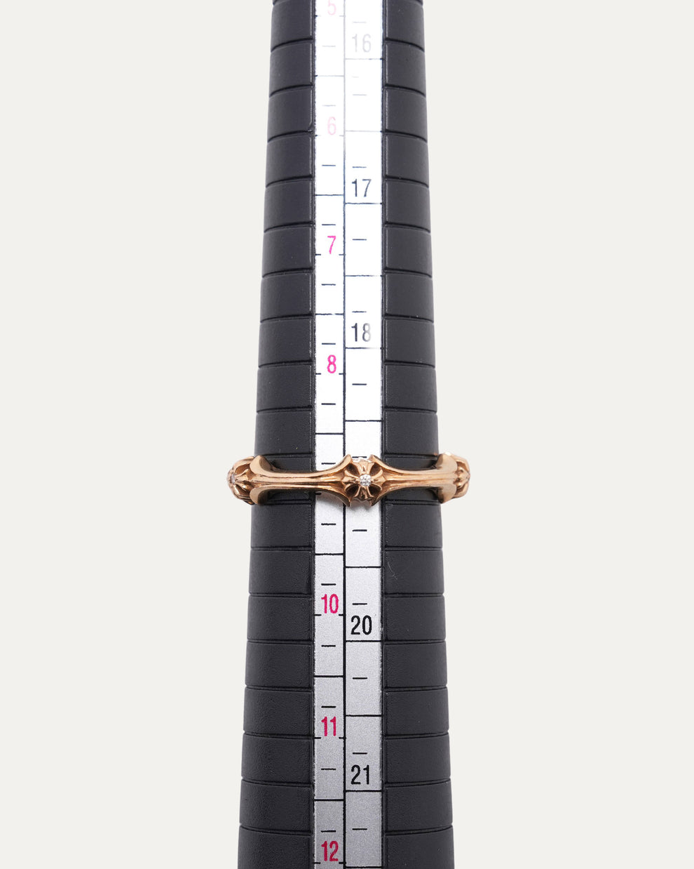 Diamond and Gold Cross Bone Ring – Justin Reed