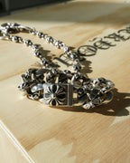 Plus Cross Box ID Fancy Link Bracelet