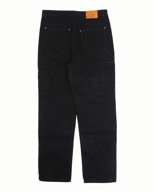 Monogram Embossed Double Knee Carpenter Pants