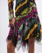 FW 2003 Silk and Lace Butterfly Dress