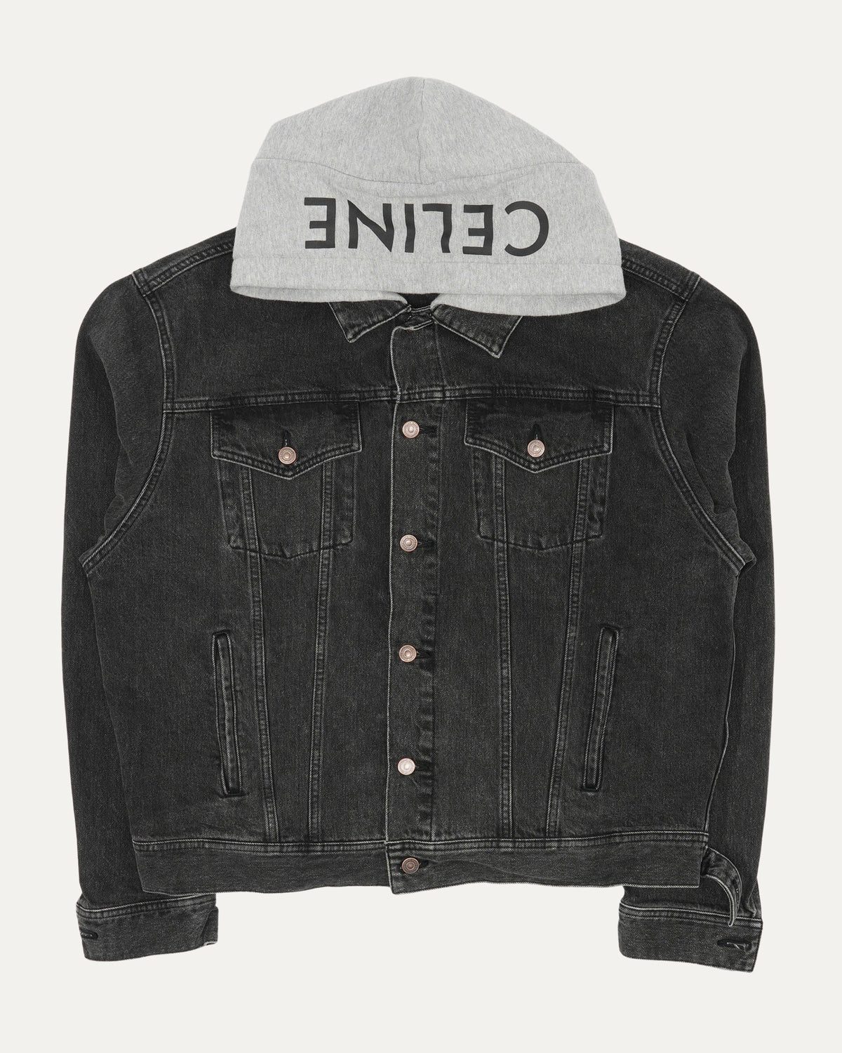 Hooded Denim Jacket