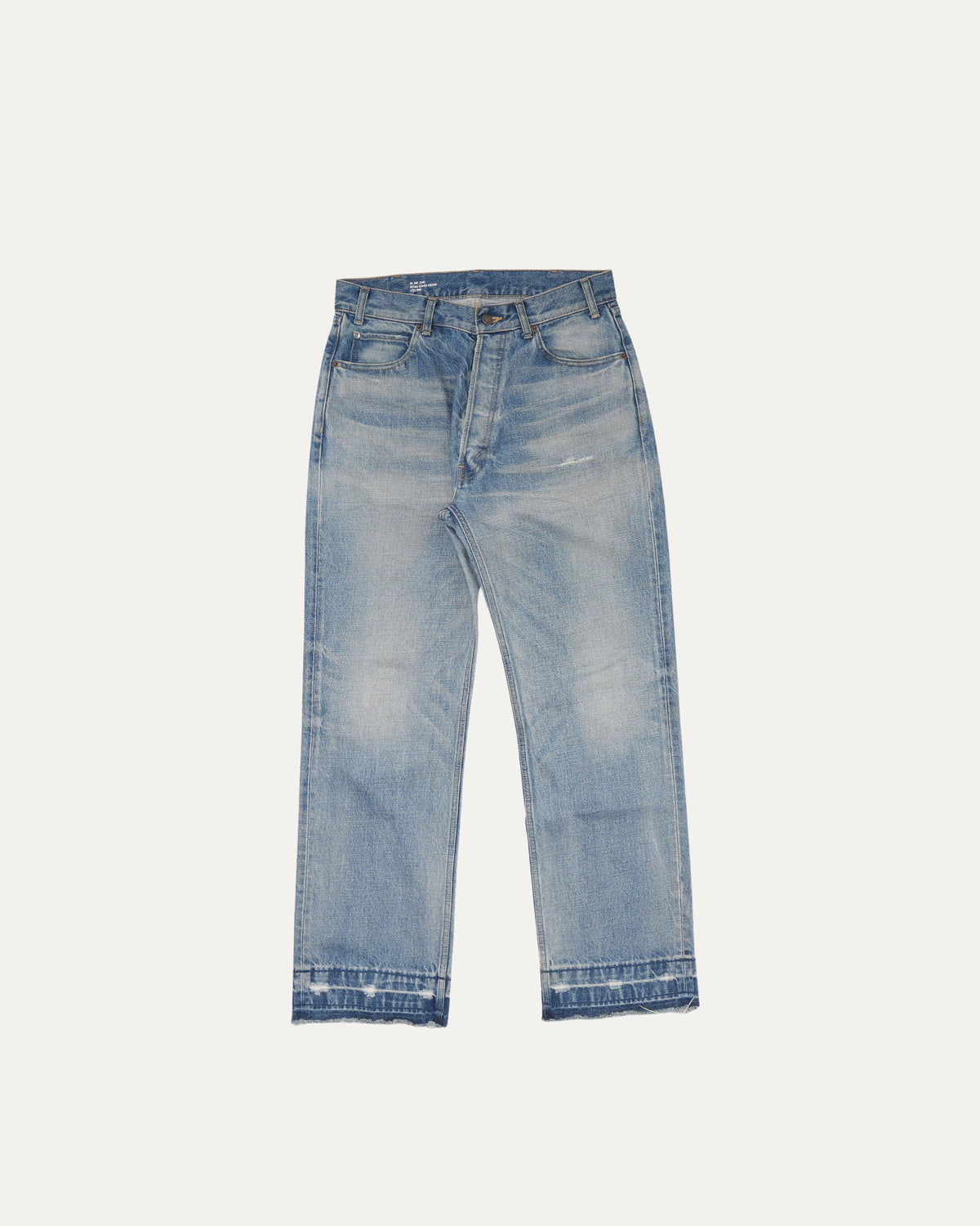 Wesley Released Hem Light Wash Jeans