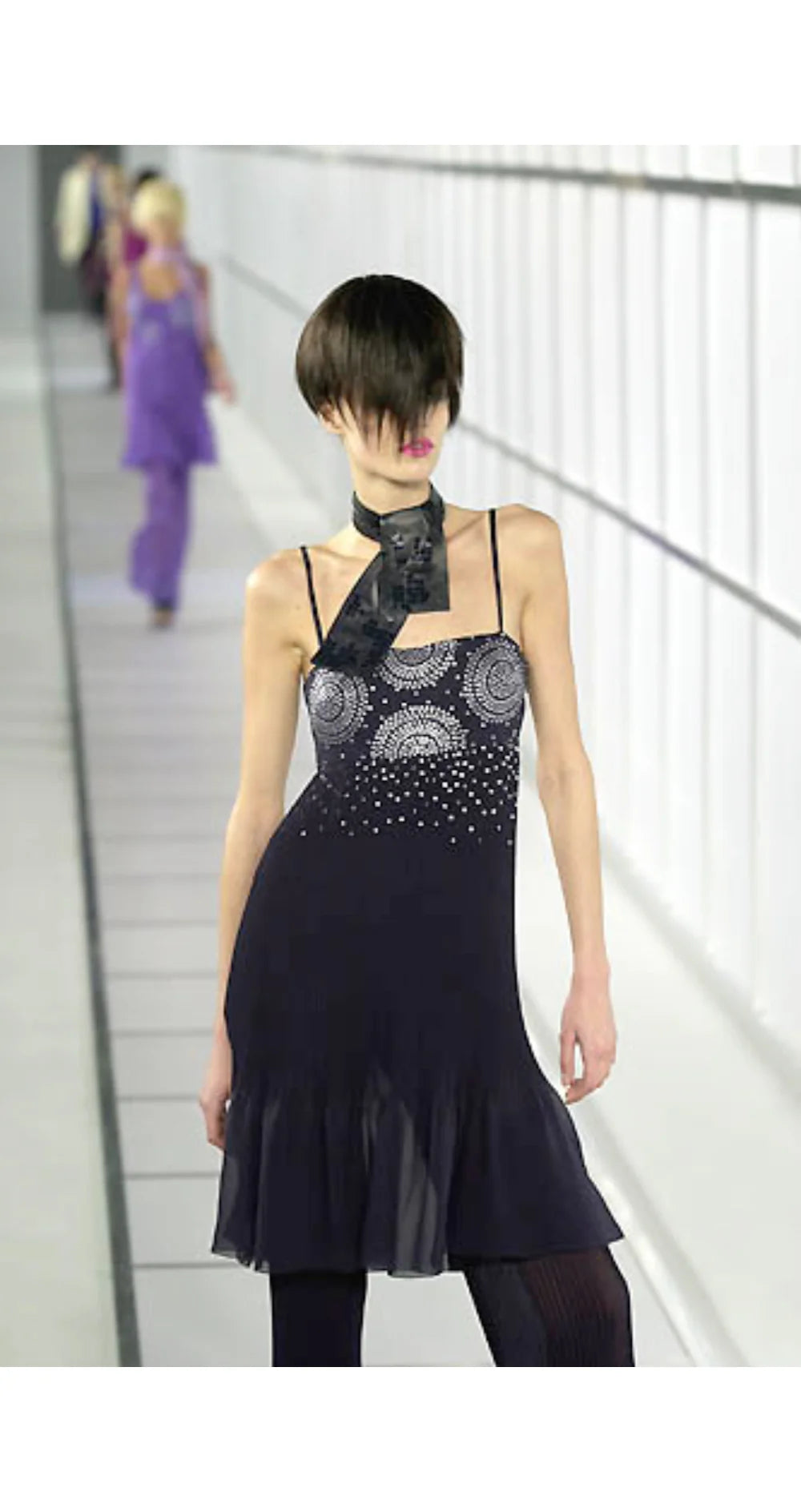 FW 2000 Silk Embellished Jumpsuit
