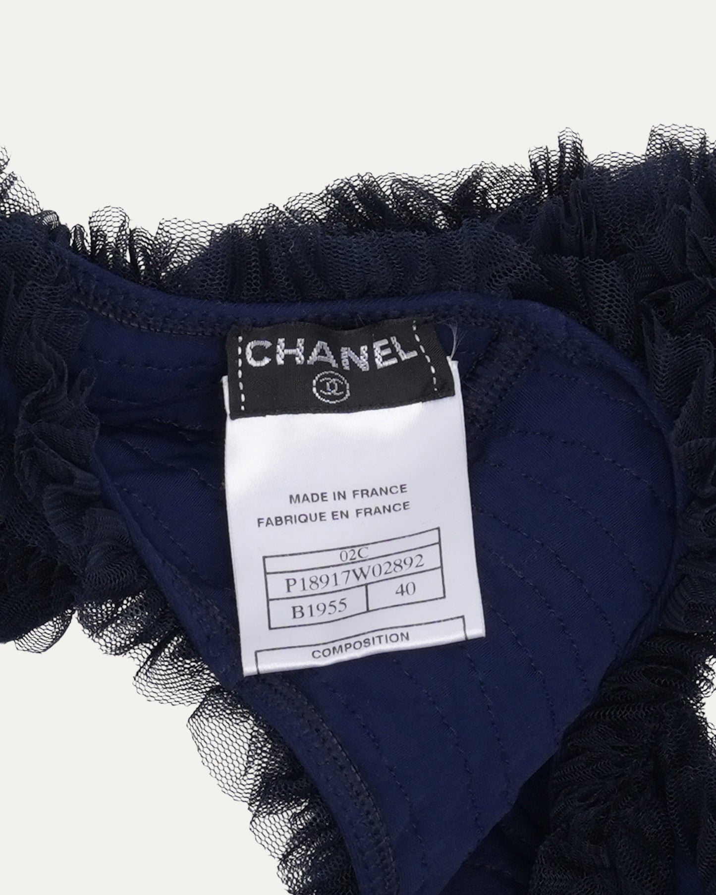 Cruise 2002 Ruffled Bandeau Top