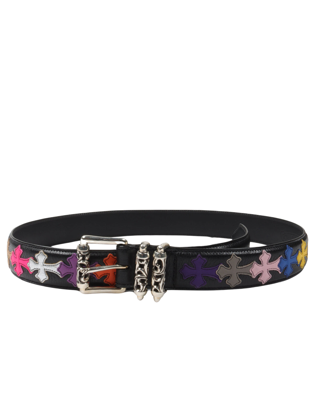 Chrome Hearts Multicolor Cross Patch Roller Belt – Justin Reed