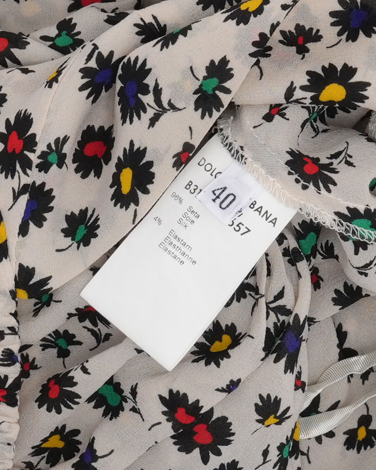 FW 2001 Runway Choker Floral Dress