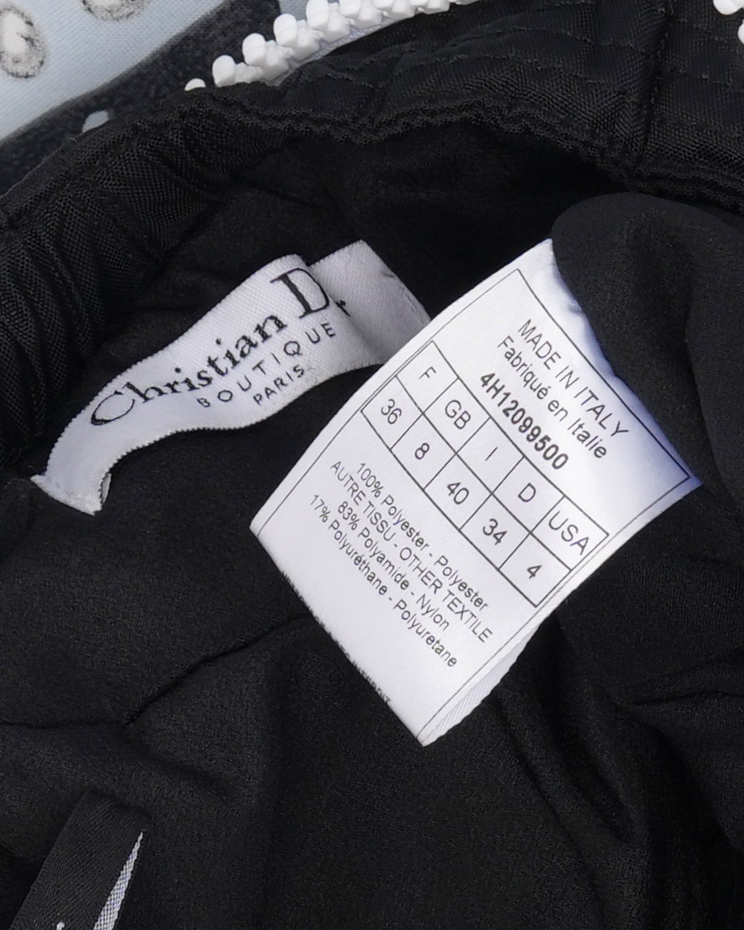 FW 2004 Trompe L'Oeil Denim Print Ski Set