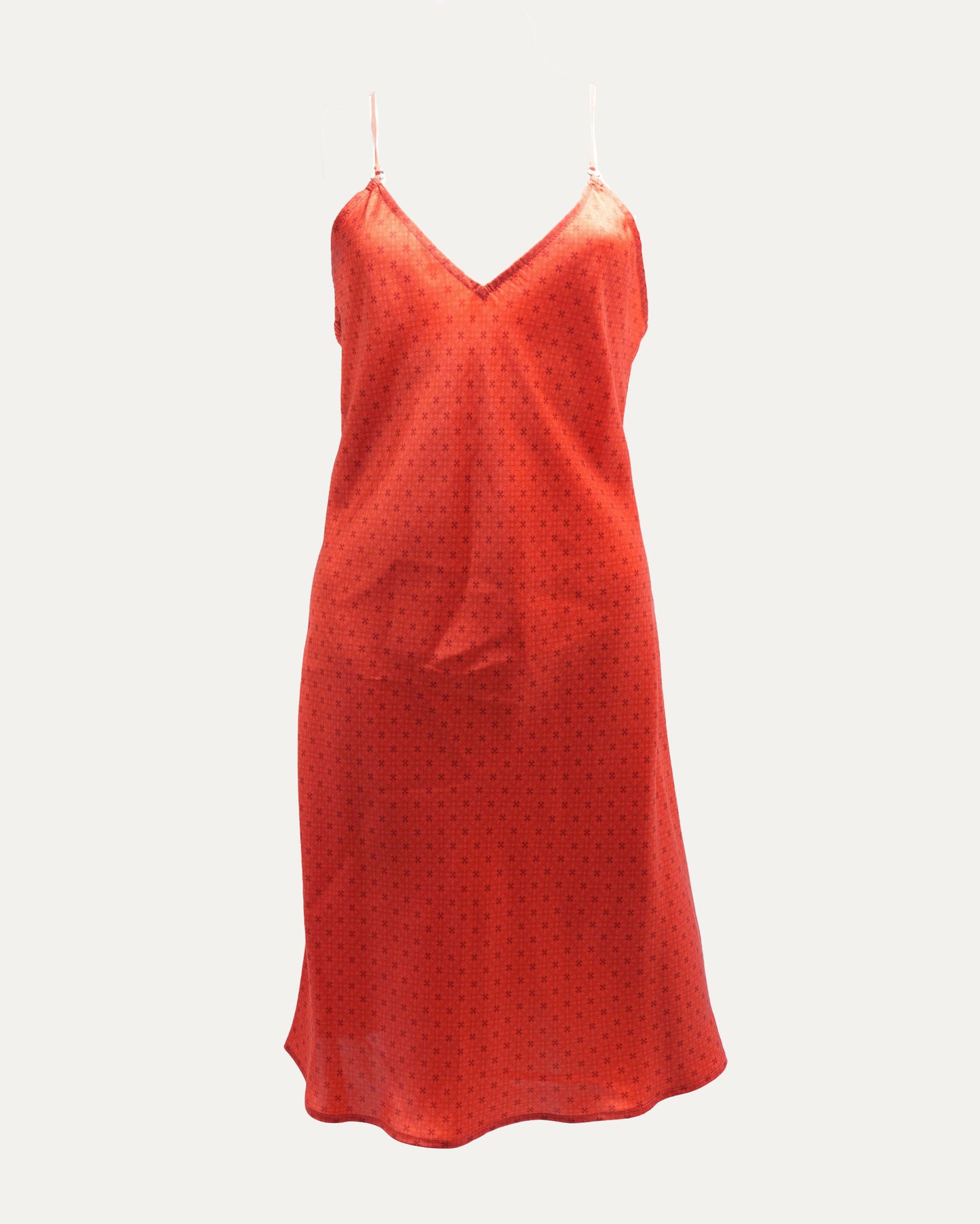 Silk Monogram Slip Dress