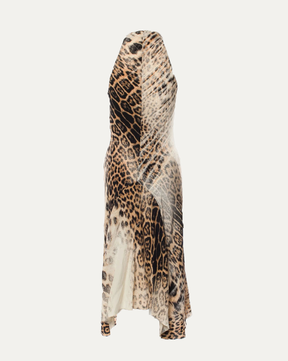 SS 2002 Silk Cheetah Pattern Dress