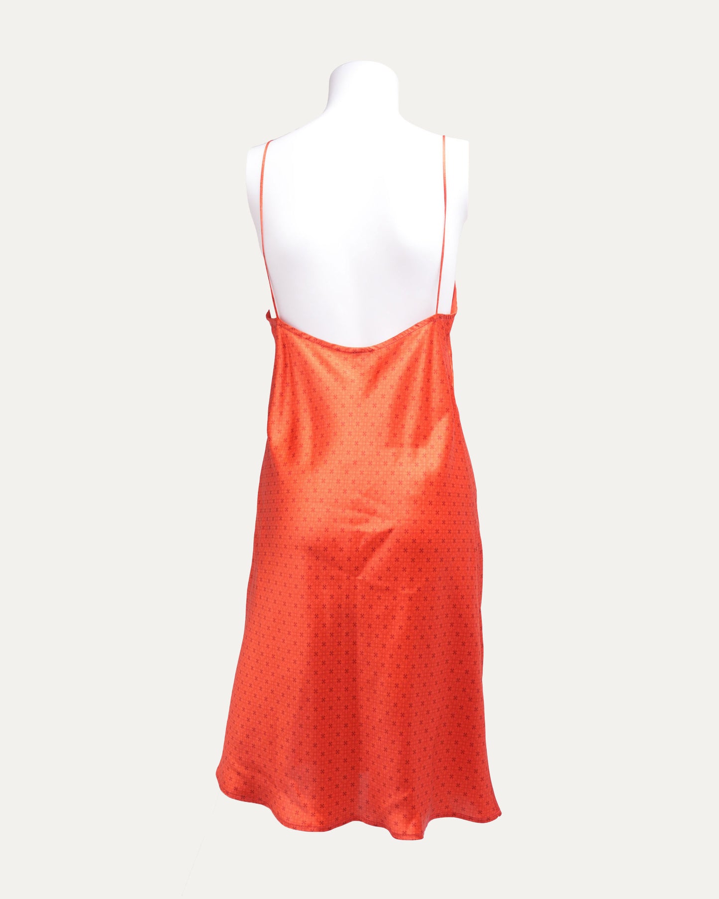 Silk Monogram Slip Dress