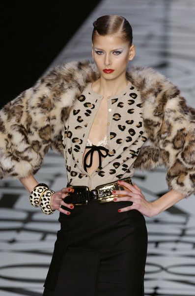 FW 2004 Ad Campaign Leopard Print Bolero