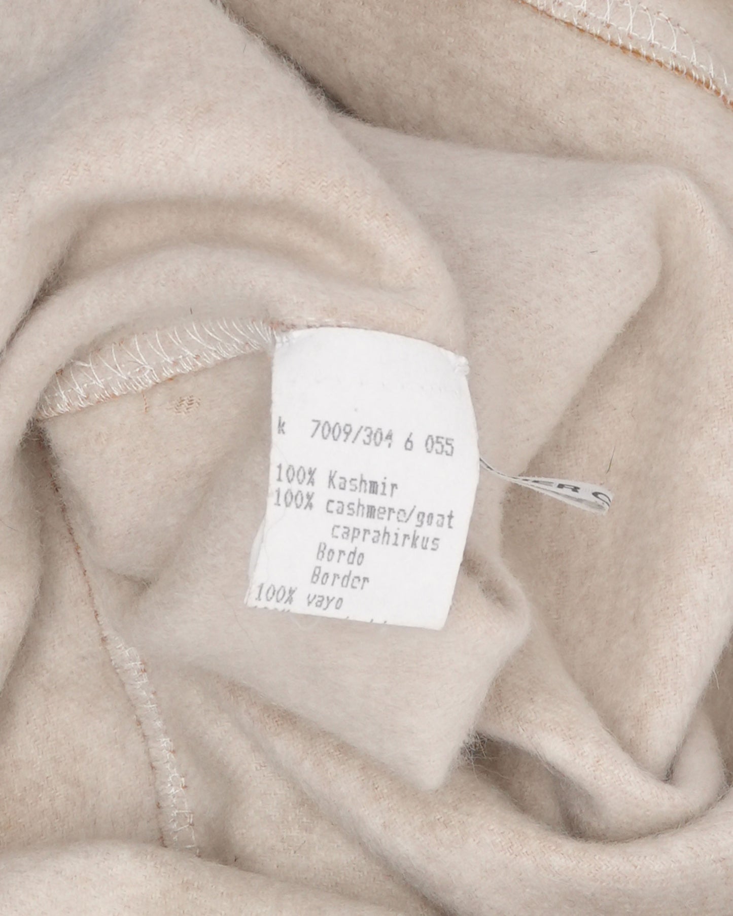 Karl Lagerfeld Era FW 1999 Cashmere Hooded Coat