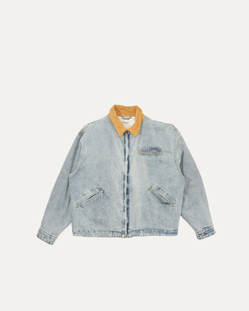 Sixth Collection Denim Jacket With Contrast Collar