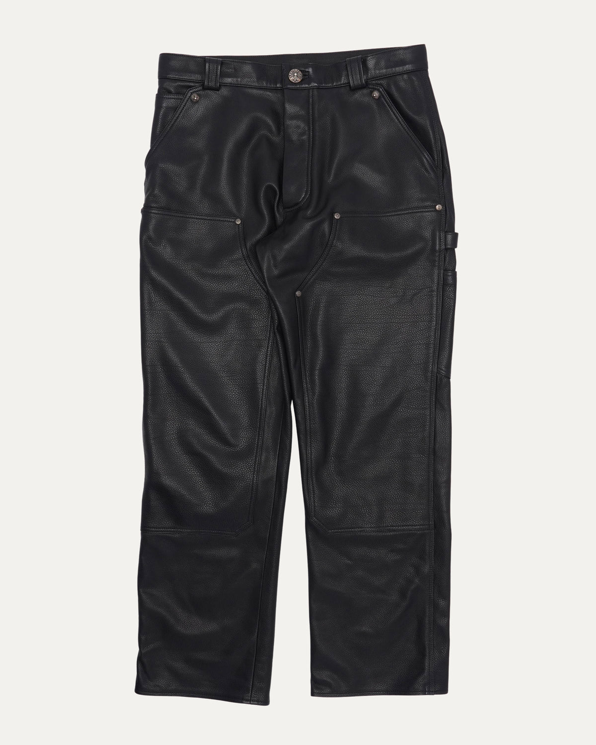 Leather Double Knee Carpenter Pants