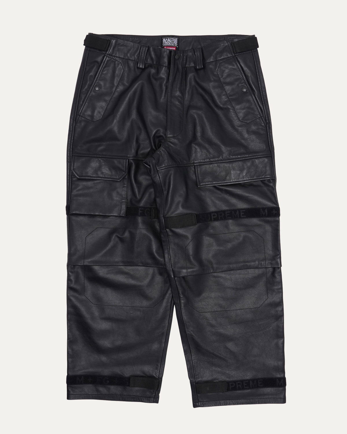 Marithé + François Girbaud Shuttle Tape Leather Cargo Pant