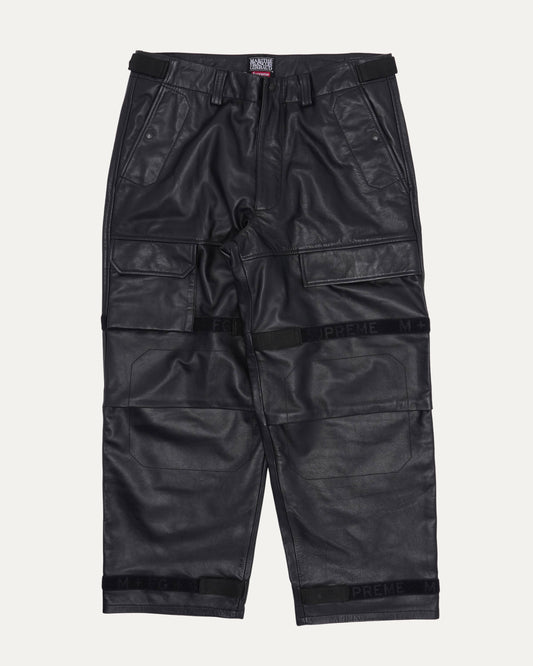 Marithé + François Girbaud Shuttle Tape Leather Cargo Pant