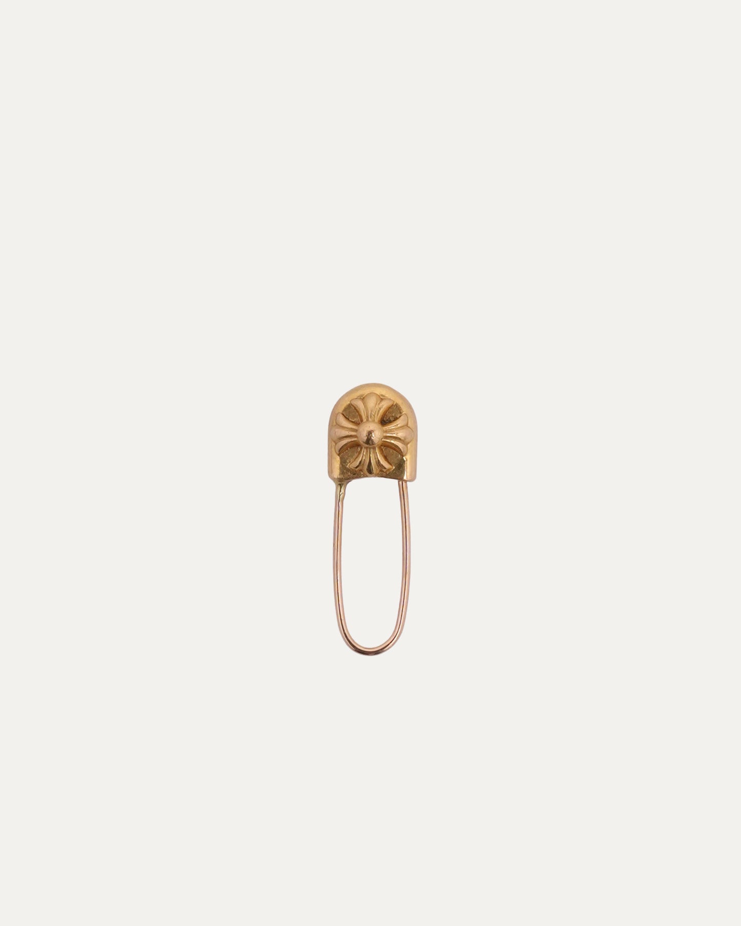 22k Gold Safety Pin