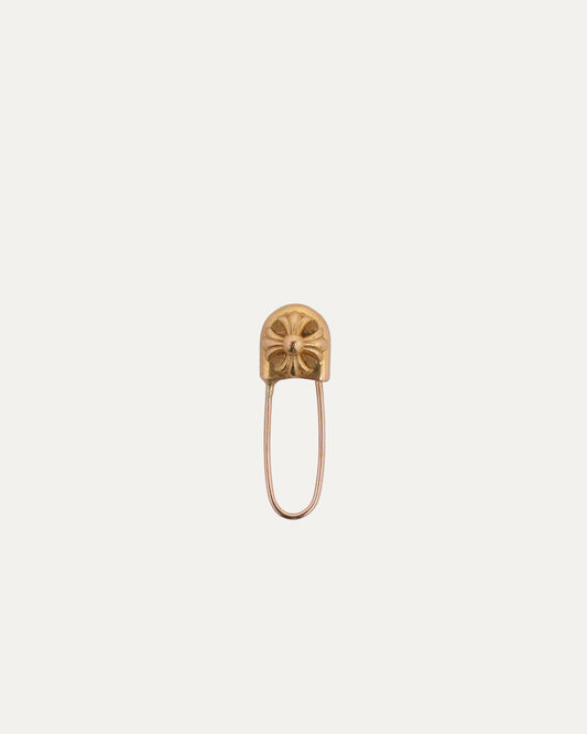 22k Gold Safety Pin