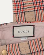 Plaid Wool Trousers