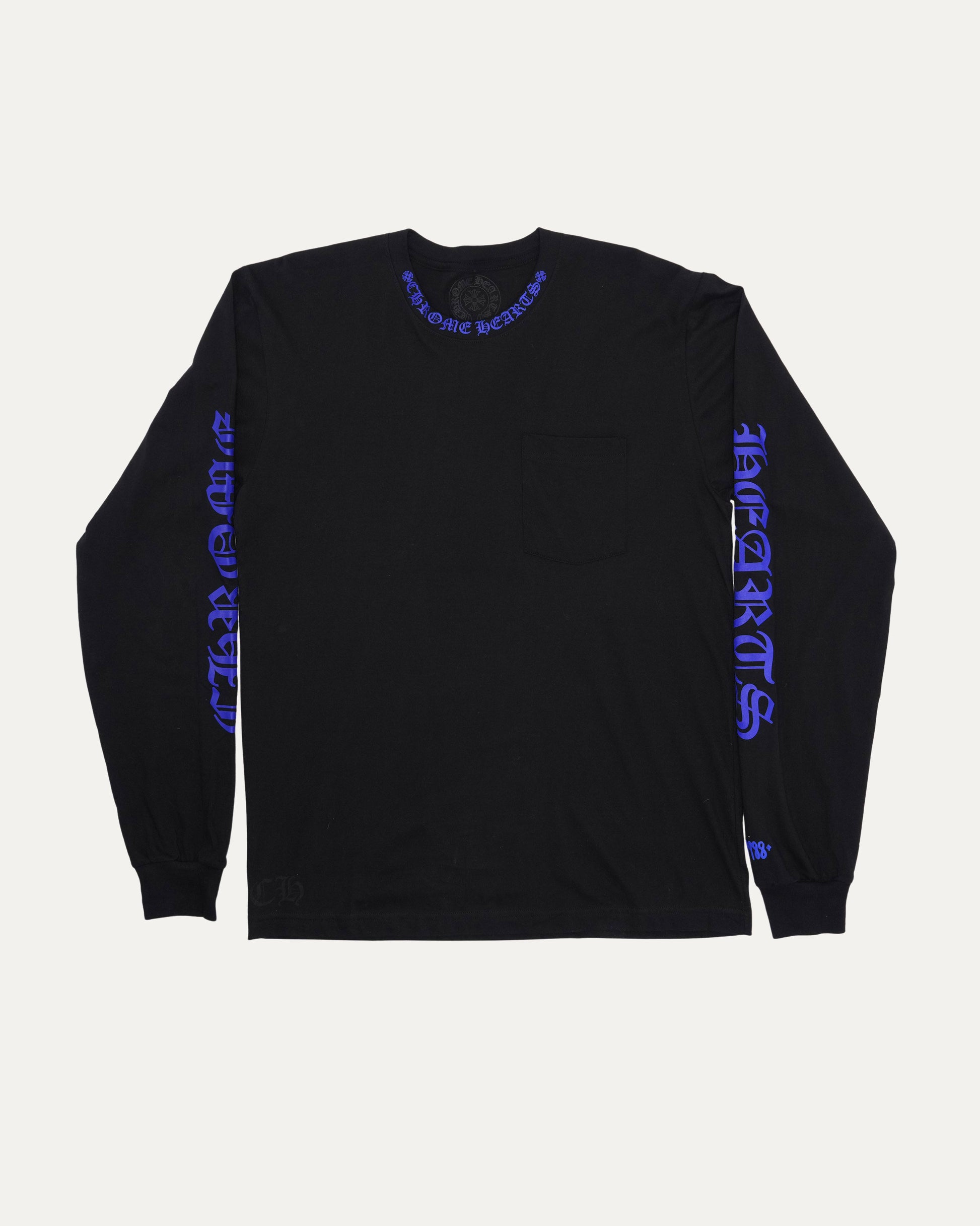 Neck Logo Long Sleeve T-Shirt