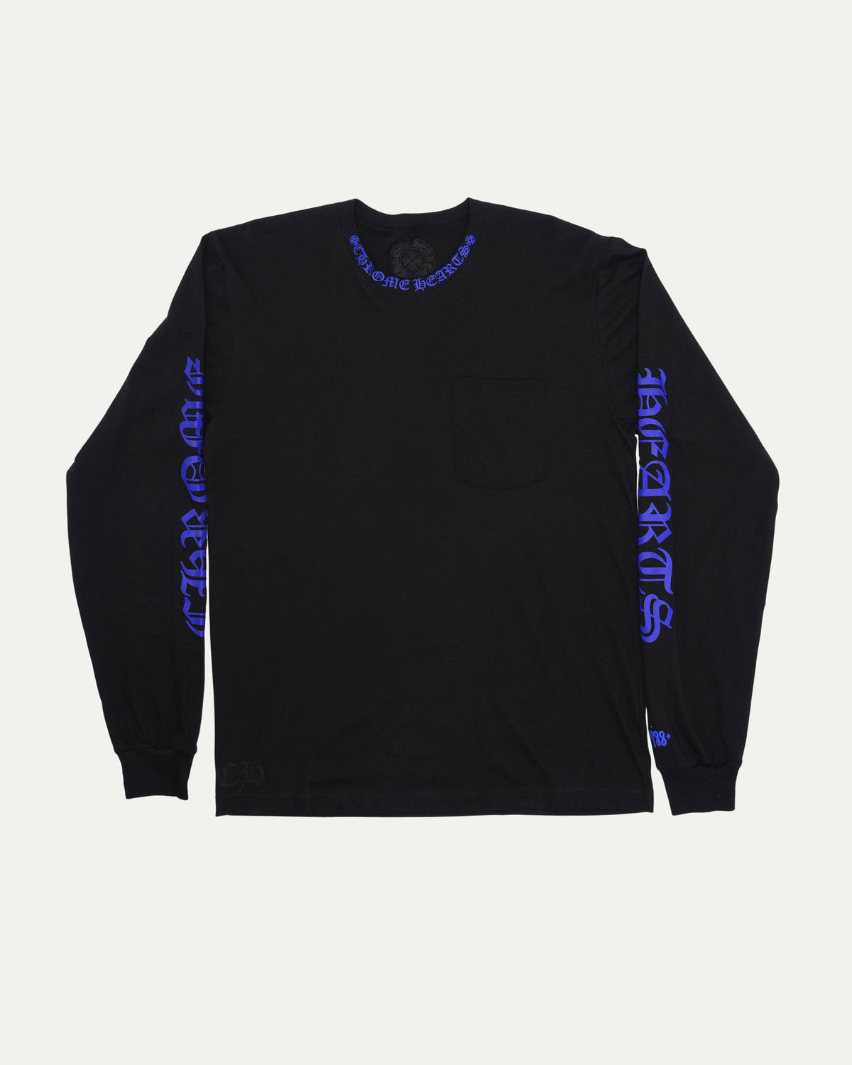 Neck Logo Long Sleeve T-Shirt