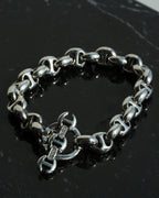 10MM Open-Link Bracelet with Diamonds