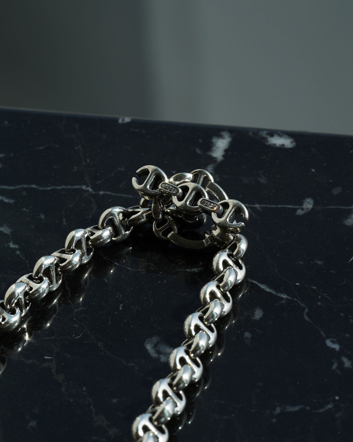 5MM Open-Link Necklace with Diamonds