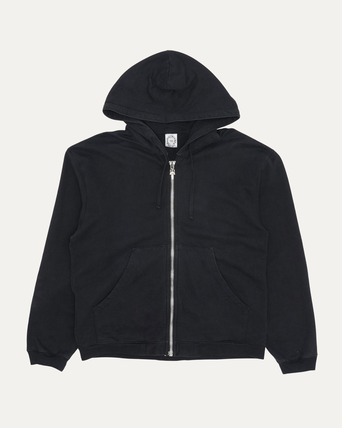 Horseshoe Patch Zip Up Hoodie