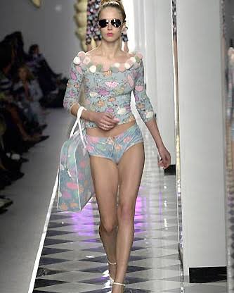 SS 2001 Ballerina Print Dress