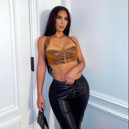 SS 2004 Runway Leather Bustier Top