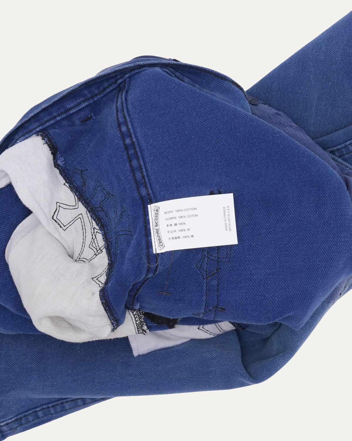 Cross Patch Bleu de Travail French Work Pants