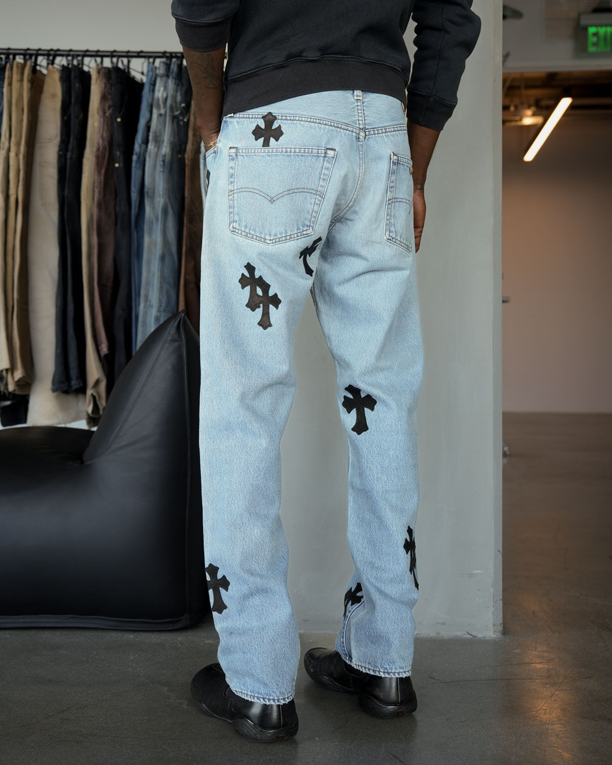 Cross Patch Levis 501 Redline Jeans