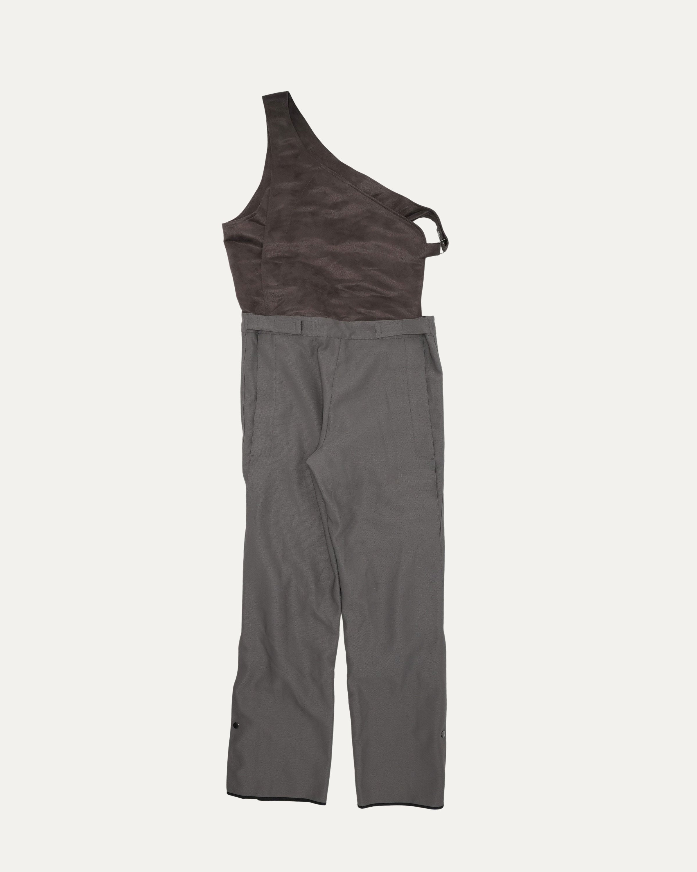 Contrast Texture Overalls